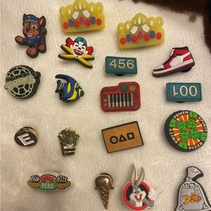 Colorful Cartoon and Iconic croc charm